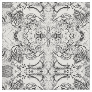 Bunny Mandala Pattern Stof