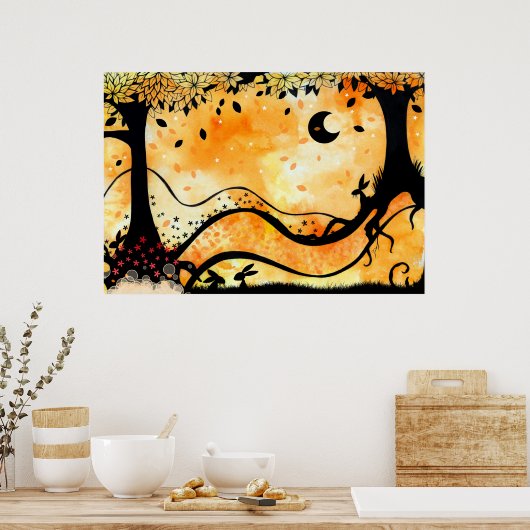 Bunny McGee - poster afdrukken (Keuken)