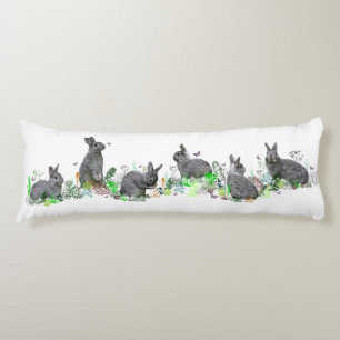 Bunny Meadow Body Pillow (kleur kiezen) Lichaamskussen