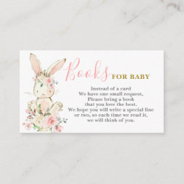 Bunny Meisje Bring Een Boek Kaart