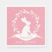 BUNNY Meisjes Baby shower Papieren servetten (Voorkant)