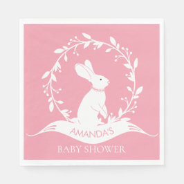BUNNY Meisjes Baby shower Papieren servetten