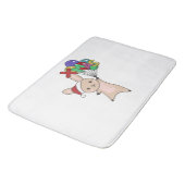 Bunny Merry Winter Animals Rabbit Badmat (Gekanteld)