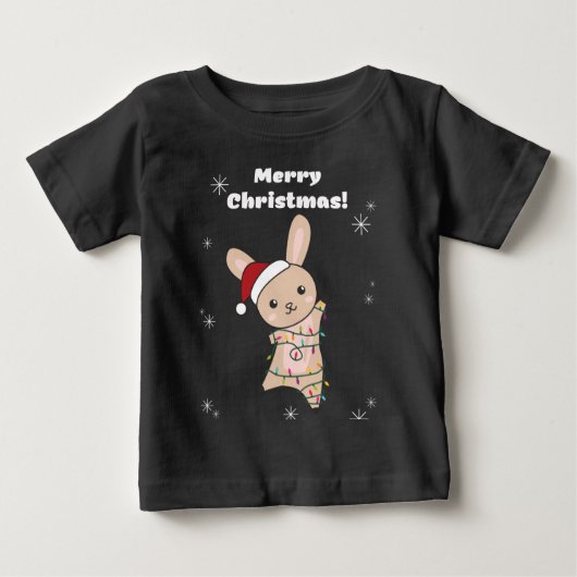 Bunny Merry Winter Animals Rabbits Baby (Voorkant)