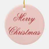 Bunny Merry Winter Animals Rabbits Ceram Keramisch Ornament (Achterkant)