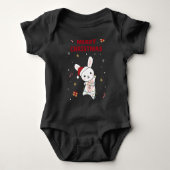 Bunny Merry Winter Animals Rabbits Romper (Voorkant)