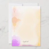 Bunny Met Bloemenboeket Verjaardagsfeest Kaart (Achterkant)