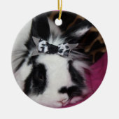 Bunny met Bow Ornament (Voorkant)