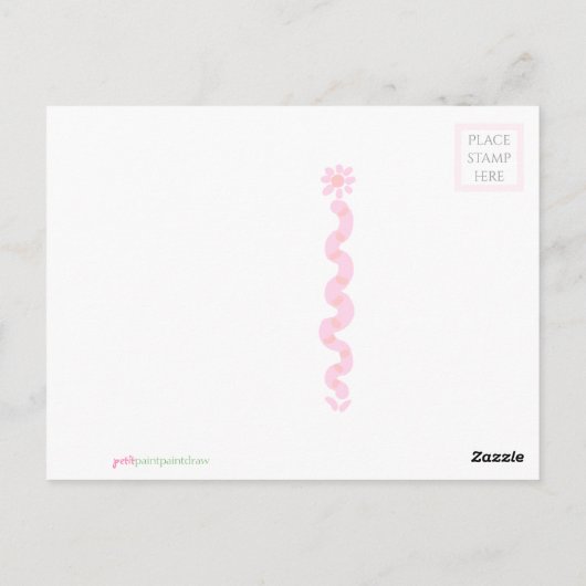 Bunny met briefkaart van Bugs (Achterkant)