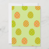 Bunny met een Big Carrot-uitnodiging Kaart (Achterkant)