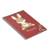 Bunny met een glimlach notitieboek (Rechterzijde)