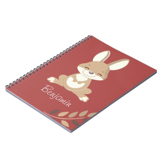 Bunny met een glimlach notitieboek (Linkerzijde)