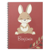Bunny met een glimlach notitieboek (Voorkant)