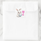 Bunny met Egg Easter Sticker (Tas)