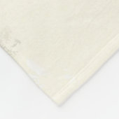 Bunny met Flowers Fleece Deken (Hoek)