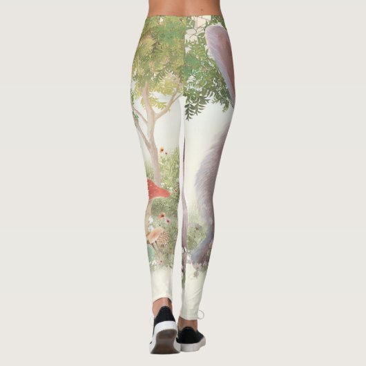 Bunny met Flowers Leggings (Achterkant)