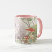 Bunny met Flowers Mok (Voorkant rechts)