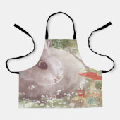 Bunny met Flowers Schort (Voorkant)