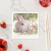 Bunny met Flowers Servet (Insitu)
