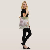 Bunny met Flowers Tote Bag (Op model)