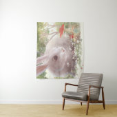 Bunny met Flowers Wandkleed (In situ)