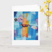 Bunny met Ham Kaart (Gele Bloem)