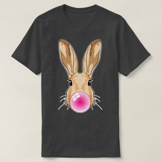 Bunny met kauwgom t-shirt (Design voorkant)