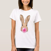 Bunny met kauwgom t-shirt (Voorkant)