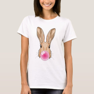 Bunny met kauwgom t-shirt