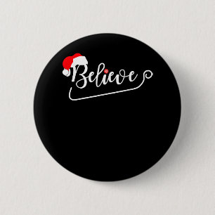 Bunny met kerstfeestzuster Kerstkonijnenkerstkerst Ronde Button 5,7 Cm