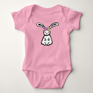 Bunny met kroon romper