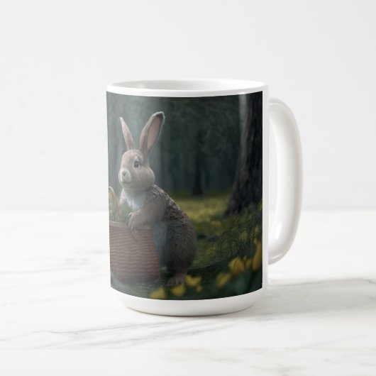 Bunny met mandje in de Mok Bossen (Voorkant rechts)