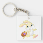 Bunny met mandje sleutelhanger (Voorkant)