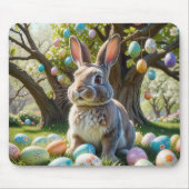 Bunny met paaseieren muismat (Voorkant)