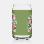 Bunny met Quilt en Bloemen Blikvorm Glas (Rechts)