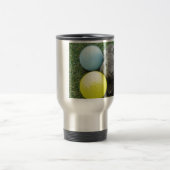 Bunny met roze blauw geel ei reisbeker (Center)