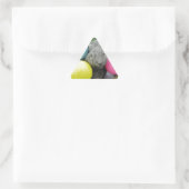 Bunny met roze blauw geel ei sticker (Tas)