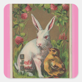 Bunny met Sticker van de broodrooster