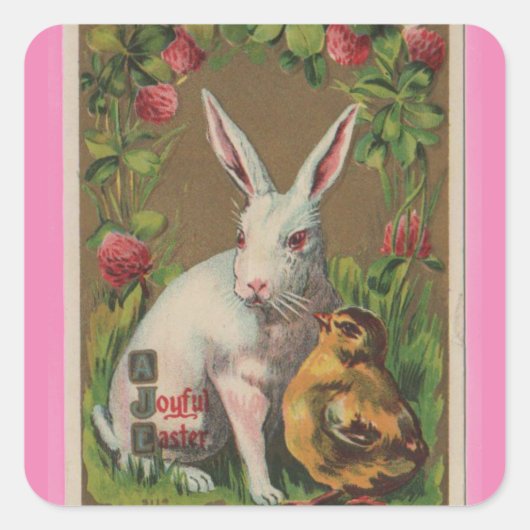  Bunny met Sticker van de broodrooster (Voorkant)