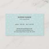 Bunny met teken visitekaartje (Achterkant)