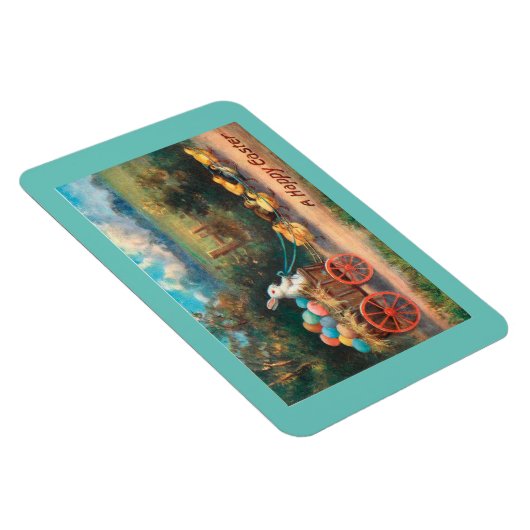  Bunny met Wagon Magnet Magneet (Rechterzijde)