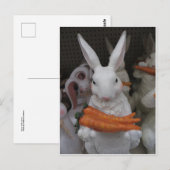 Bunny met wortel briefkaart (Voorkant / Achterkant)