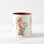 Bunny met wortel en Roos Mok (Midden)