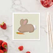 Bunny met wortelpapier servet (Insitu)