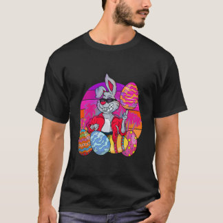 Bunny Miami Rabbit Pet Easter Eggs Animal T-shirt