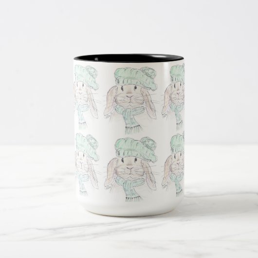 Bunny-mok Tweekleurige Koffiemok (Center)