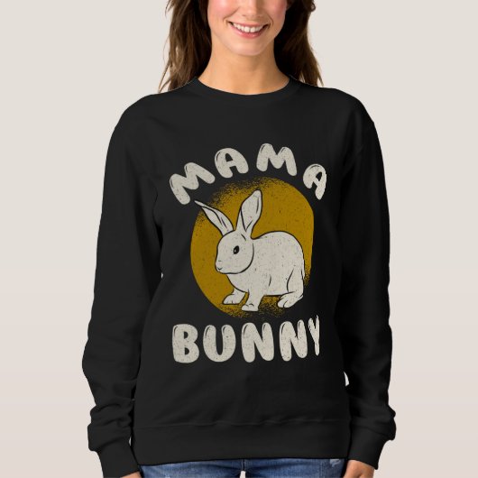 Bunny Mom Bunny Easter Friends Mother Easter Trui (Voorkant)