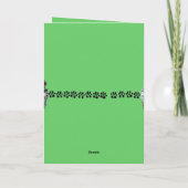 Bunny Mom en Bunny Child Moederdag Kaart (Achterkant)