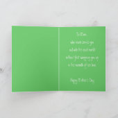 Bunny Mom en Bunny Child Moederdag Kaart (Binnen)