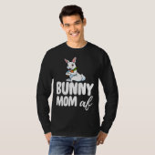 Bunny Mom  Women Crazy Bunny Lady T-shirt (Voorkant volledig)